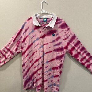 Bored Teenager Tie‑Dye Rugby Shirt - Long Sleeve